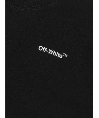 Off-White Boys Logo Industrial T-Shirt in Black la livraison gratuite