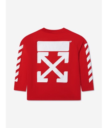 Off-White Boys Rubber Arrow Long Sleeve T-Shirt Profitez des Offres !