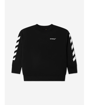 Off-White Boys Rubber Arrow Sweatshirt in Black Livraison rapide