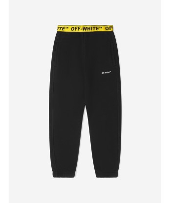 Off-White Boys Logo Industrial Joggers in Black Découvrez la collection