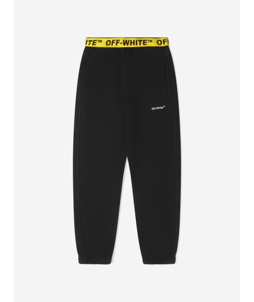 Off-White Boys Logo Industrial Joggers in Black Découvrez la collection