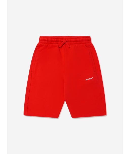 Off-White Boys Rubber Arrow Sweat Shorts le concept de la Pate a emporter 