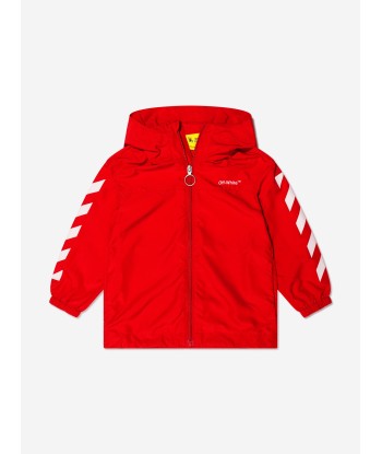 Off-White Boys Rubber Arrow Windbreaker le des métaux précieux