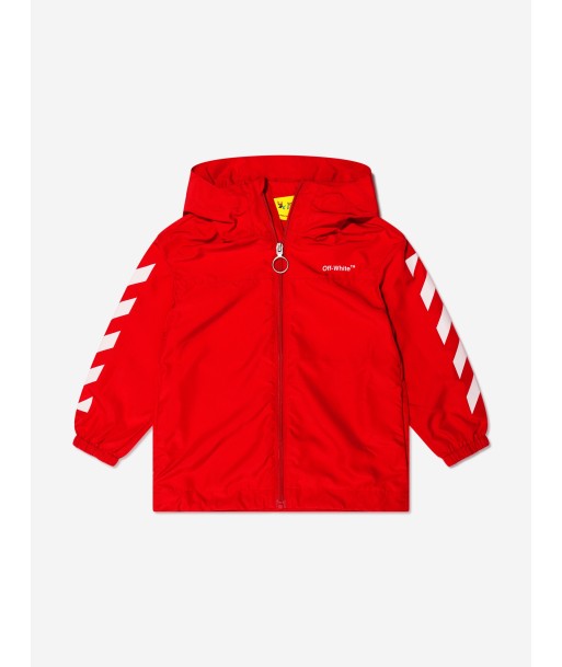 Off-White Boys Rubber Arrow Windbreaker le des métaux précieux