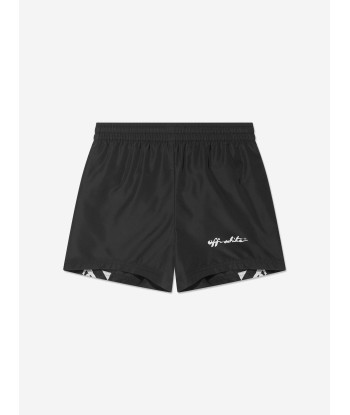 Off-White Boys OW Script Swim Shorts le des métaux précieux