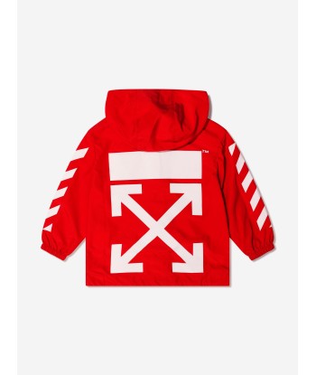 Off-White Boys Rubber Arrow Windbreaker le des métaux précieux