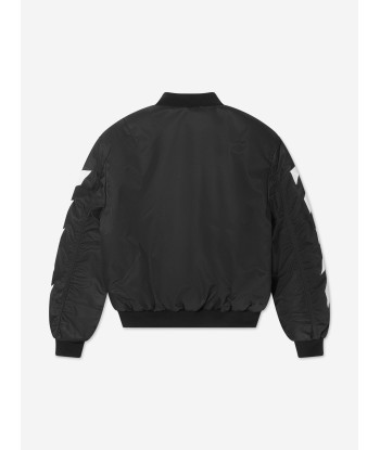 Off-White Boys Helvetica Bomber Jacket livraison gratuite