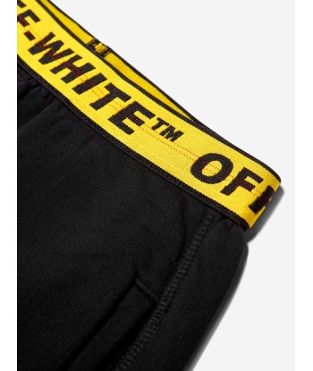 Off-White Boys Logo Industrial Sweat Shorts In Black Venez acheter