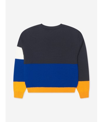 Off-White Boys Colourblock Wool Knit Jumper JUSQU'A -70%! 