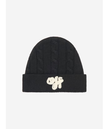 Off-White Boys Off Cable Beanie Hat une grave pollution 