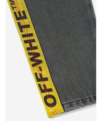 Off-White Boys Industrial Logo Denim Jeans Toutes les collections ici