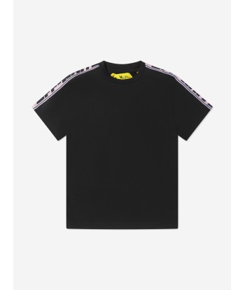 Off-White Girls Logo Band T-Shirt in Black Jusqu'à 80% De Réduction