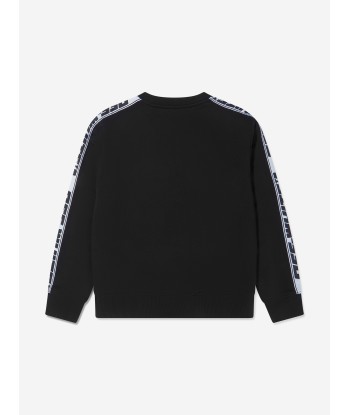 Off-White Girls Logo Band Crew Neck Sweatshirt en stock