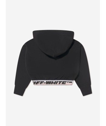 Off-White Girls Logo Band Cropped Hoodie prix