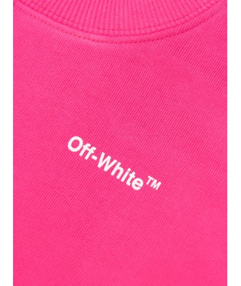 Off-White Girls Rubber Arrow Crew Neck Sweatshirt pas cher