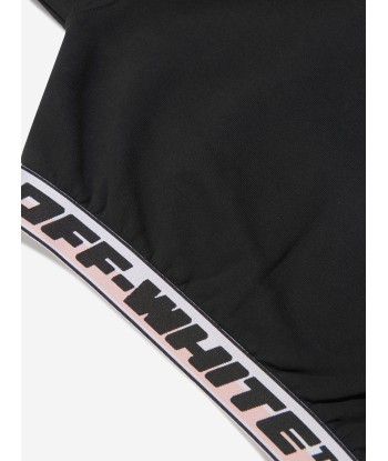 Off-White Girls Logo Band Cropped Hoodie prix