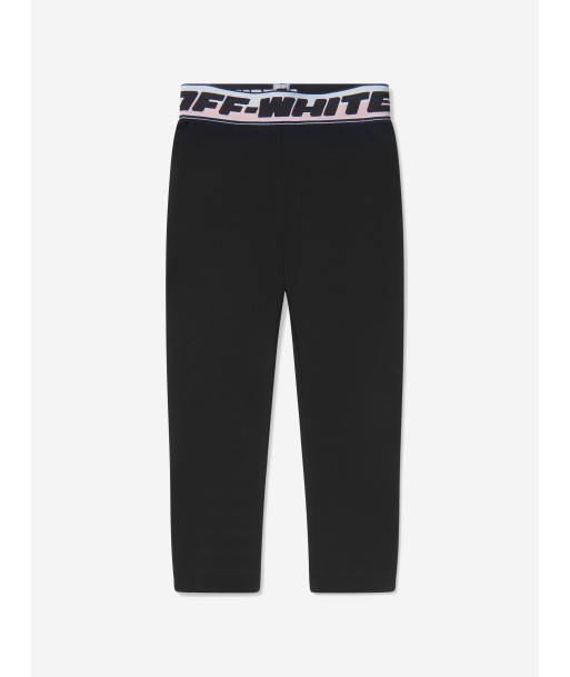 Off-White Girls Logo Band Leggings in Black Véritable concentré