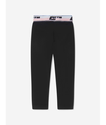 Off-White Girls Logo Band Leggings in Black Véritable concentré