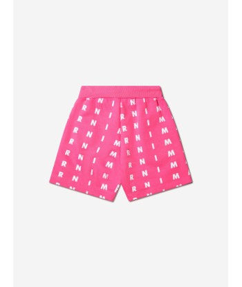 MARNI Kids Logo Print Shorts in Pink suggérées chez