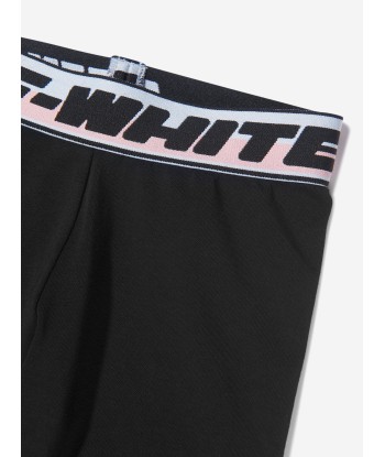 Off-White Girls Logo Band Leggings in Black Véritable concentré