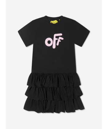 Off-White Girls Off Rounded Hybrid Dress JUSQU'A -70%! 