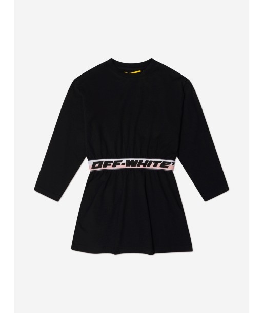 Off-White Girls Logo Band Long Sleeve Dress de la marque