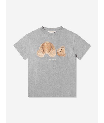 Palm Angels Kids Bear Print T-Shirt hantent personnes