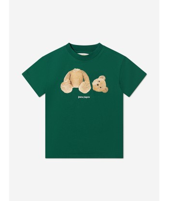 Palm Angels Kids Bear Print T-Shirt vous aussi creer 