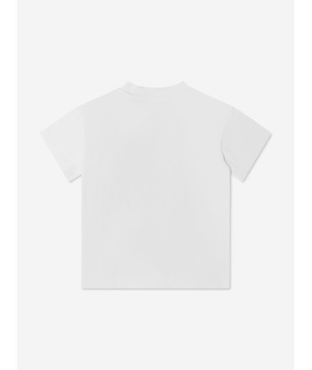 Palm Angels Kids Dripping Logo T-Shirt en ligne