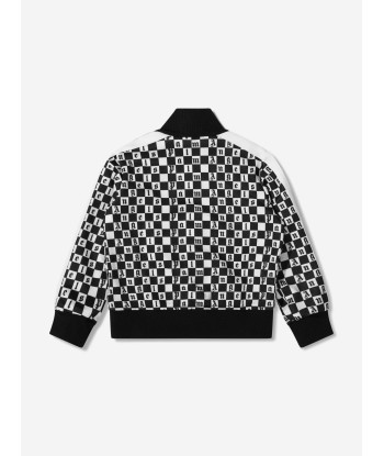 Palm Angels Kids Checkerboard Print Track Jacket solde