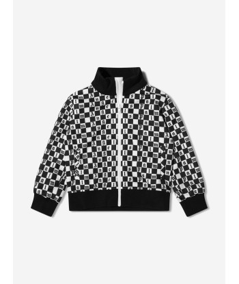 Palm Angels Kids Checkerboard Print Track Jacket solde