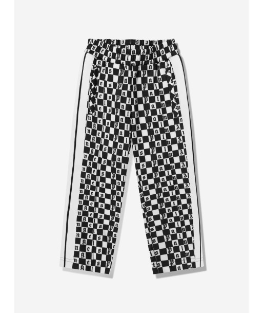 Palm Angels Kids Checkerboard Print Track Pants ou a consommer sur place