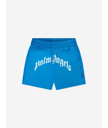 Palm Angels Boys Logo Swim Shorts sur le site 