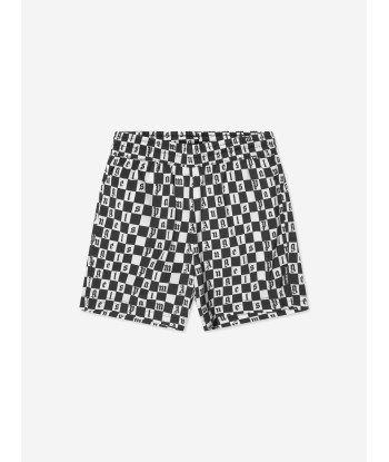 Palm Angels Boys Checkerboard Print Swim Shorts Comparez plus de prix