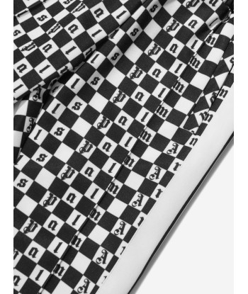 Palm Angels Kids Checkerboard Print Track Pants ou a consommer sur place