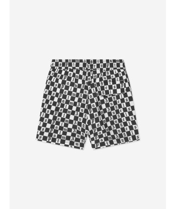 Palm Angels Boys Checkerboard Print Swim Shorts Comparez plus de prix