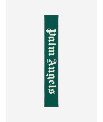 Palm Angels Kids Knitted Logo Scarf online