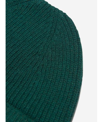 Palm Angels Kids Knitted Logo Beanie de la marque