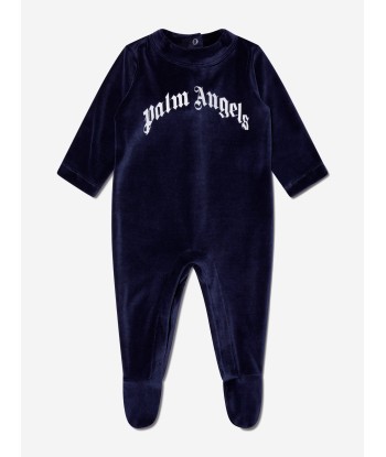 Palm Angels Baby Logo Babygrow le des métaux précieux