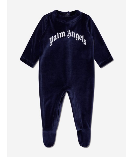 Palm Angels Baby Logo Babygrow le des métaux précieux