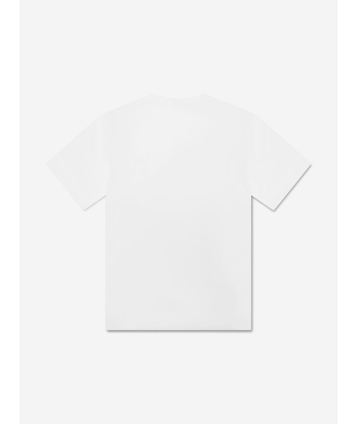 MARNI Kids Logo Print T-Shirt in White acheter en ligne