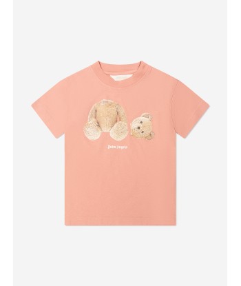 Palm Angels Girls Bear Print T-Shirt 2024