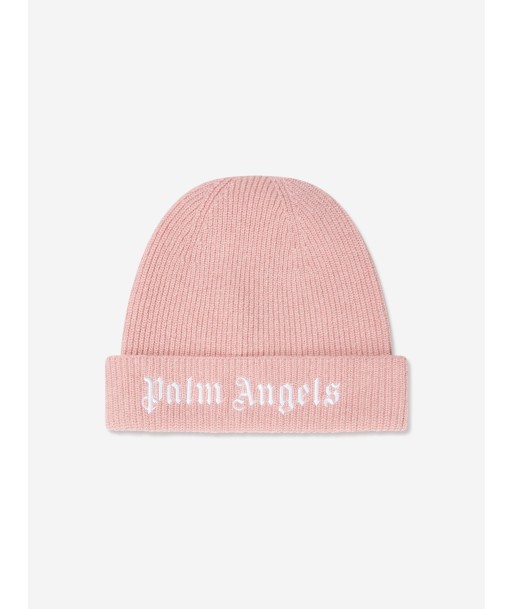 Palm Angels Baby Girls Knitted Logo Beanie ou a consommer sur place