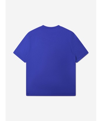 MARNI Girls Daisy Flower T-Shirt in Blue Venez acheter