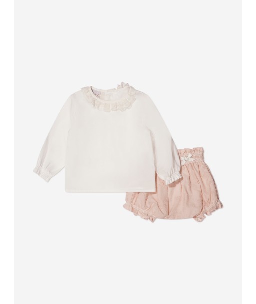 Paz Rodriguez Baby Girls Blouse And Bloomers Set Voir les baskets