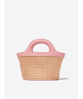 MARNI Girls Shoulder Basket Bag in Beige en ligne des produits 