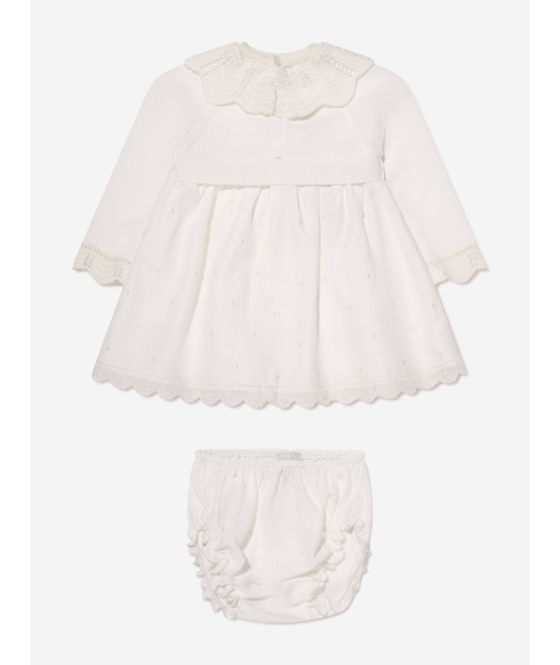 Paz Rodriguez Baby Girls Dress And Bloomers Set in Cream l'évolution des habitudes 