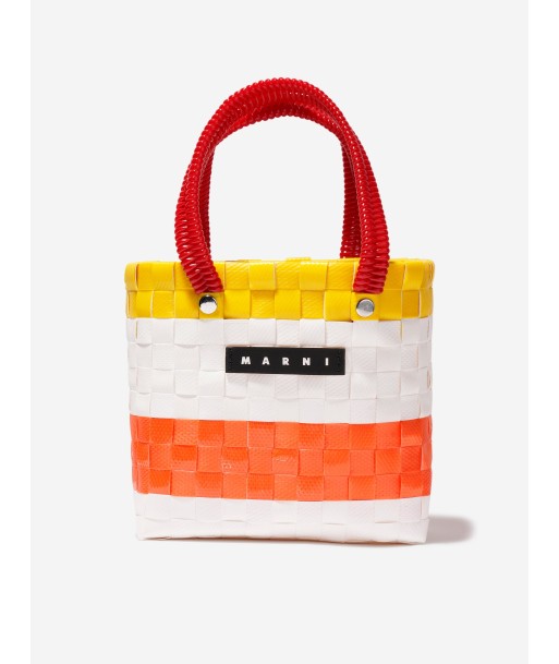 MARNI Girls Basket Tote Bag in White Comment ça marche