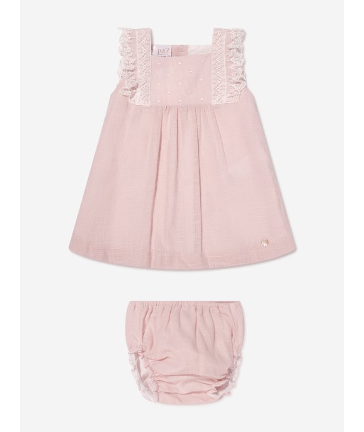 Paz Rodriguez Baby Girls Dress And Bloomers Set in Pink à prix réduit toute l'année