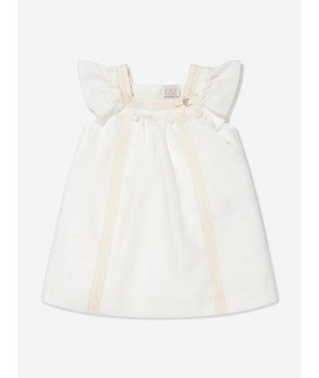 Paz Rodriguez Baby Girls Dress And Bloomers Set in Cream Jusqu'à 80% De Réduction